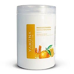 Cremă pentru masaj grasă cu portocale si scorțișoară | 1000 ml | Yamuna Professional