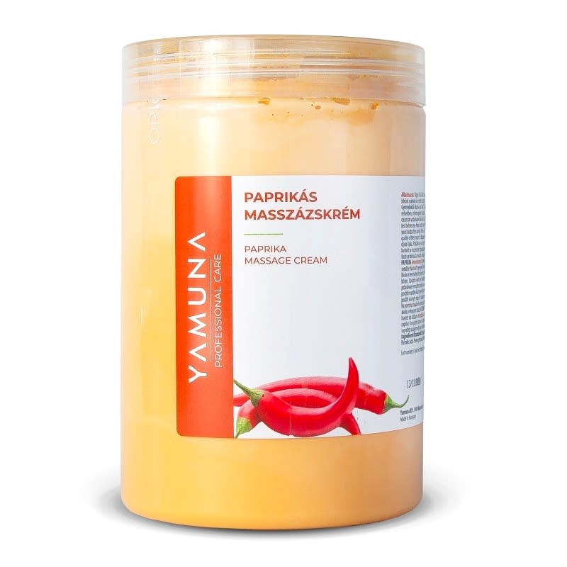 Cremă pentru masaj anticelulită cu ardei iute - yamuna - 1000 ml Cremă pentru masaj anticelulită cu ardei iute - yamuna - 1000 ml