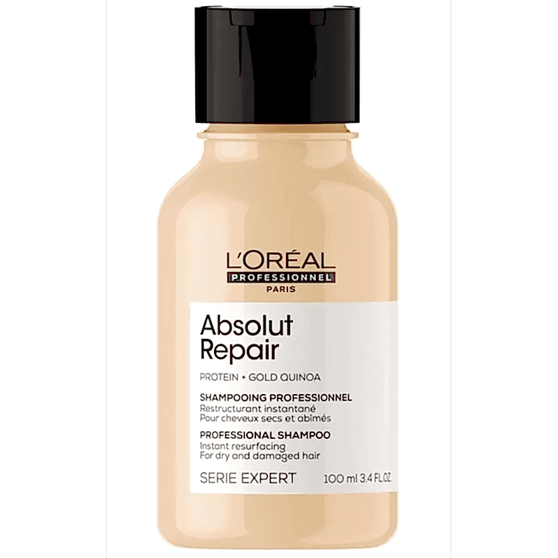 L'oreal - absolut repair - gold quinoa & protein - sampon reparator - 100ml L'oreal - absolut repair - gold quinoa & protein - sampon reparator - 100ml