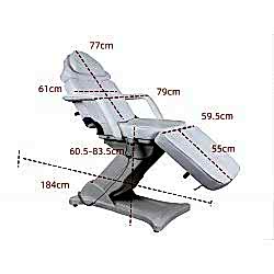 Dimensiuni : Salonshop Pat cosmetic electric cu 3 motoare alb Ref: 17921