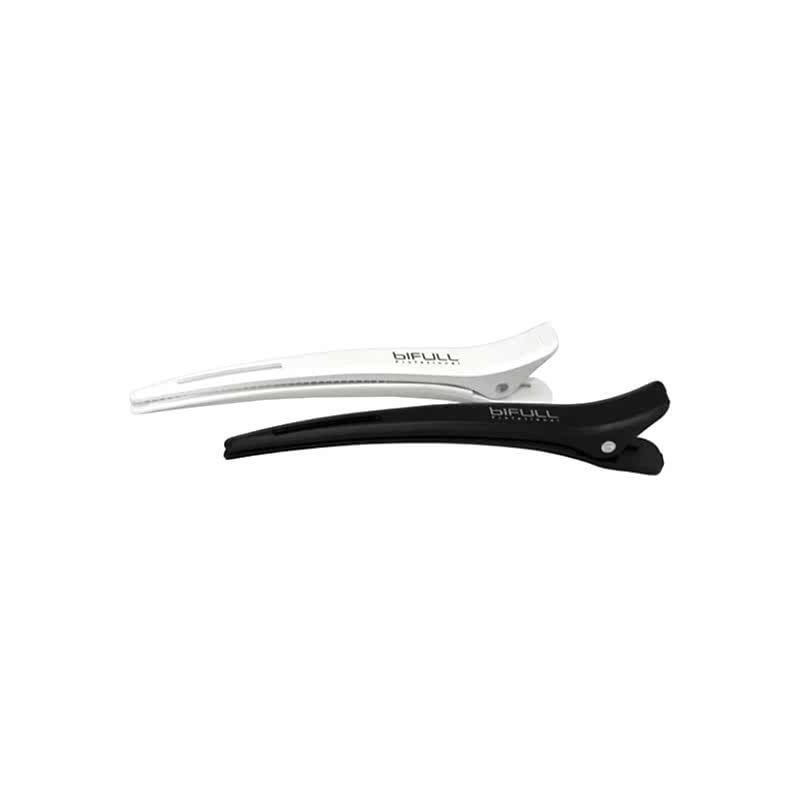 PB Clame de par plastic alb/negru 6buc/set PB Clame de par plastic alb/negru 6buc/set