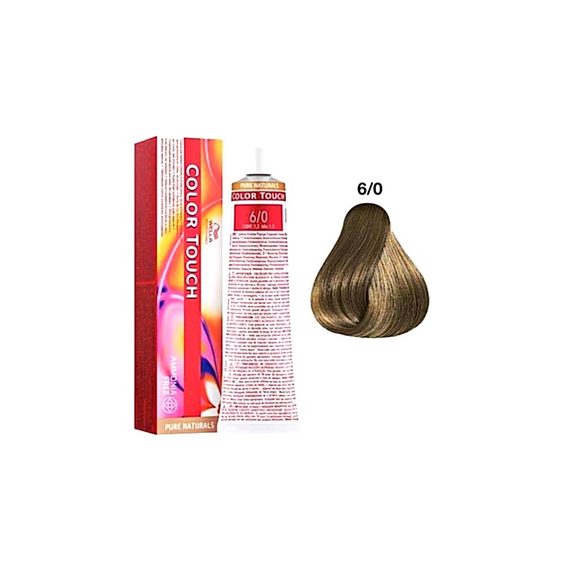 6/0 - Pure Naturals - Color Touch - Wella Professionals - 60 ml 6/0 - Pure Naturals - Color Touch - Wella Professionals - 60 ml