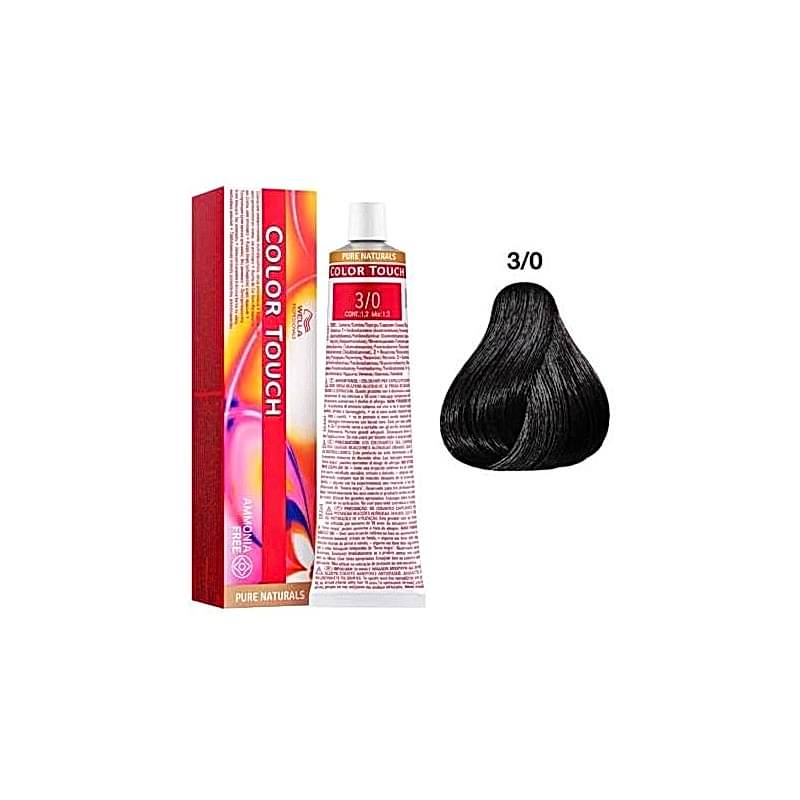 3/0 - Pure Naturals - Color Touch - Wella Professionals - 60 ml 3/0 - Pure Naturals - Color Touch - Wella Professionals - 60 ml