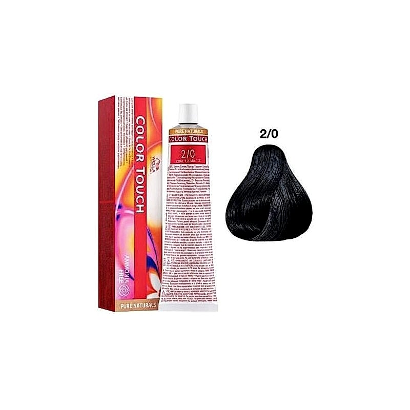 2/0 - Pure Naturals - Color Touch - Wella Professionals - 60 ml 2/0 - Pure Naturals - Color Touch - Wella Professionals - 60 ml