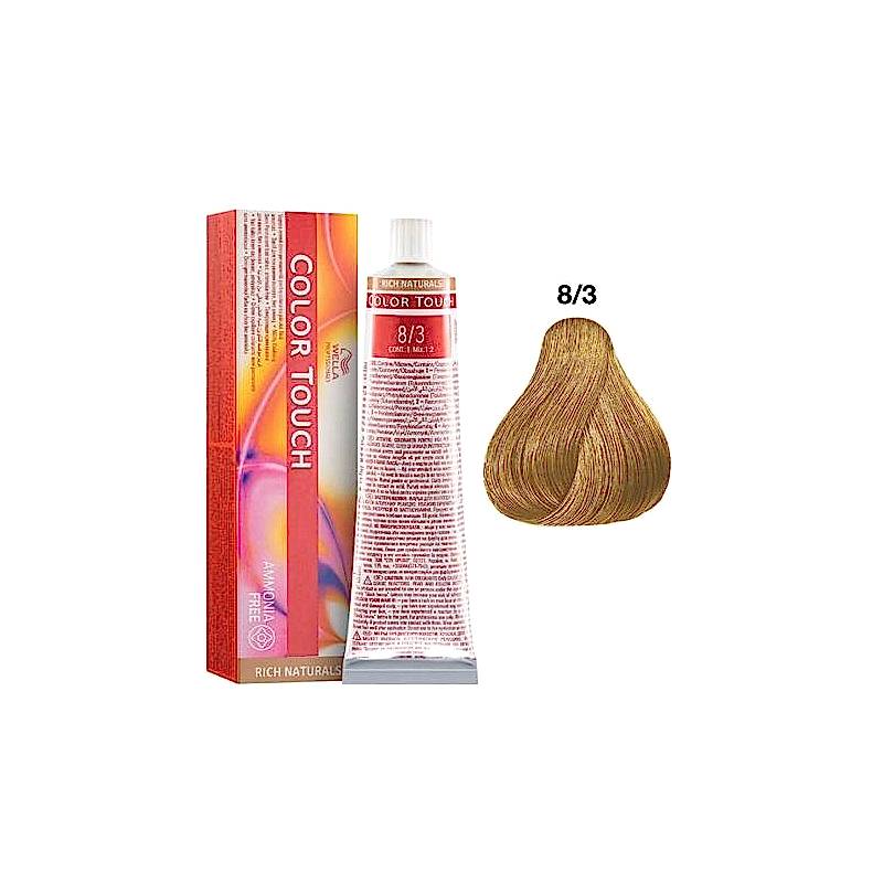 8/3- Rich Naturals - Color Touch - Wella Professionals - 60 ml 8/3- Rich Naturals - Color Touch - Wella Professionals - 60 ml