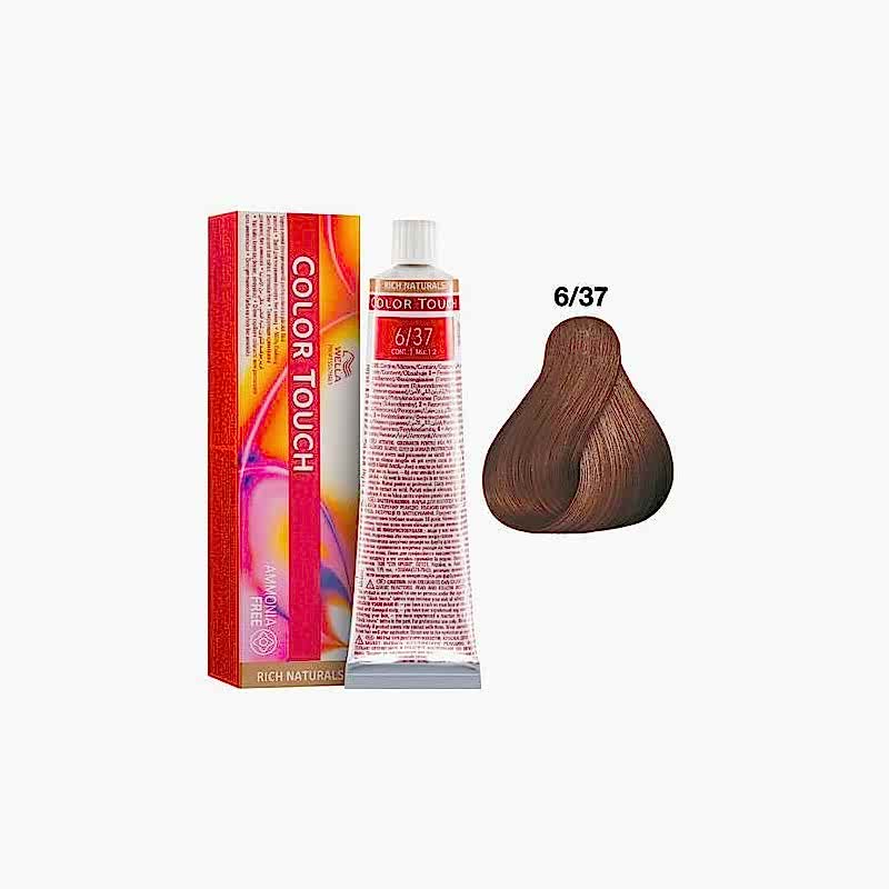 6/37- Rich Naturals - Color Touch - Wella Professionals - 60 ml 6/37- Rich Naturals - Color Touch - Wella Professionals - 60 ml
