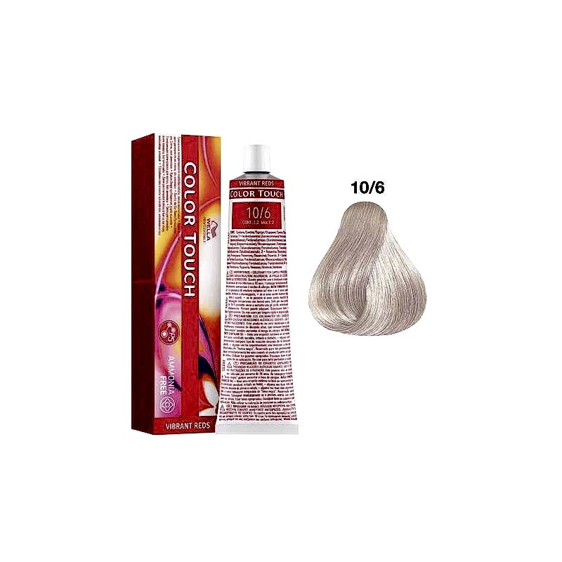 10/6 - Vibrant Reds - Color Touch - Wella Professionals - 60 ml 10/6 - Vibrant Reds - Color Touch - Wella Professionals - 60 ml