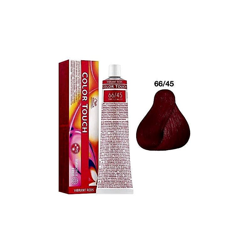 66/45 - Vibrant Reds - Color Touch - Wella Professionals - 60 ml 66/45 - Vibrant Reds - Color Touch - Wella Professionals - 60 ml