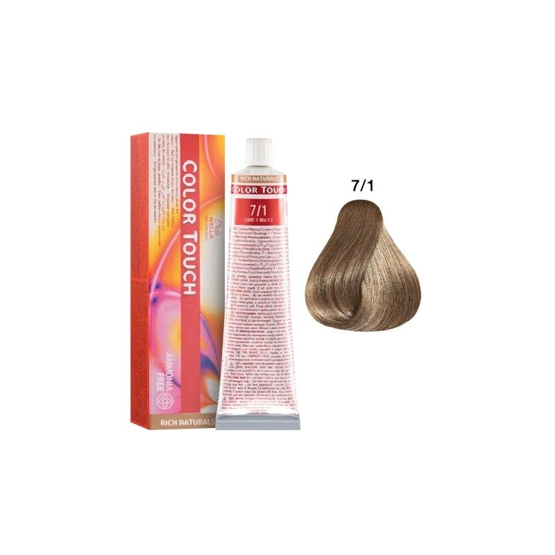 7/1 - Rich Naturals - Color Touch - Wella Professionals - 60 ml 7/1 - Rich Naturals - Color Touch - Wella Professionals - 60 ml