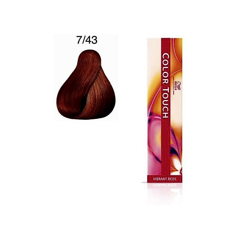 7/43 - Vibrant Reds - Color Touch - Wella Professionals - 60 ml 7/43 - Vibrant Reds - Color Touch - Wella Professionals - 60 ml