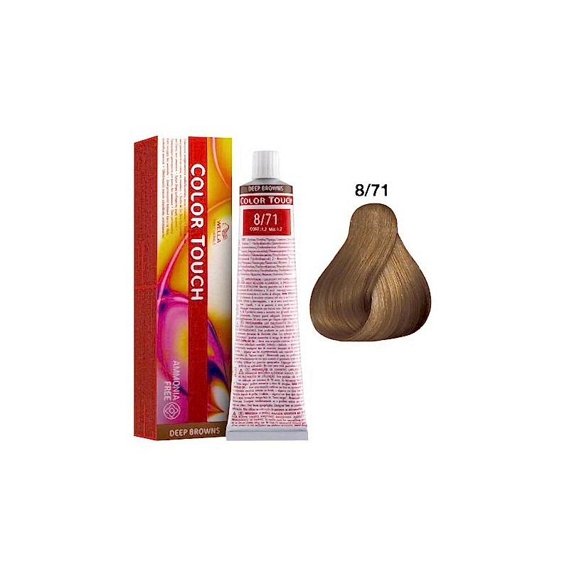 8/71 - Deep Browns - Color Touch - Wella Professionals - 60 ml 8/71 - Deep Browns - Color Touch - Wella Professionals - 60 ml
