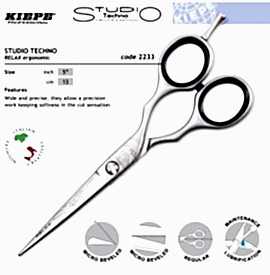 Foarfeca de tuns - 5" - Kiepe Studio Techno - 2233-5