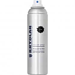D40 - Black - Kryolan Professional - Spray colorat