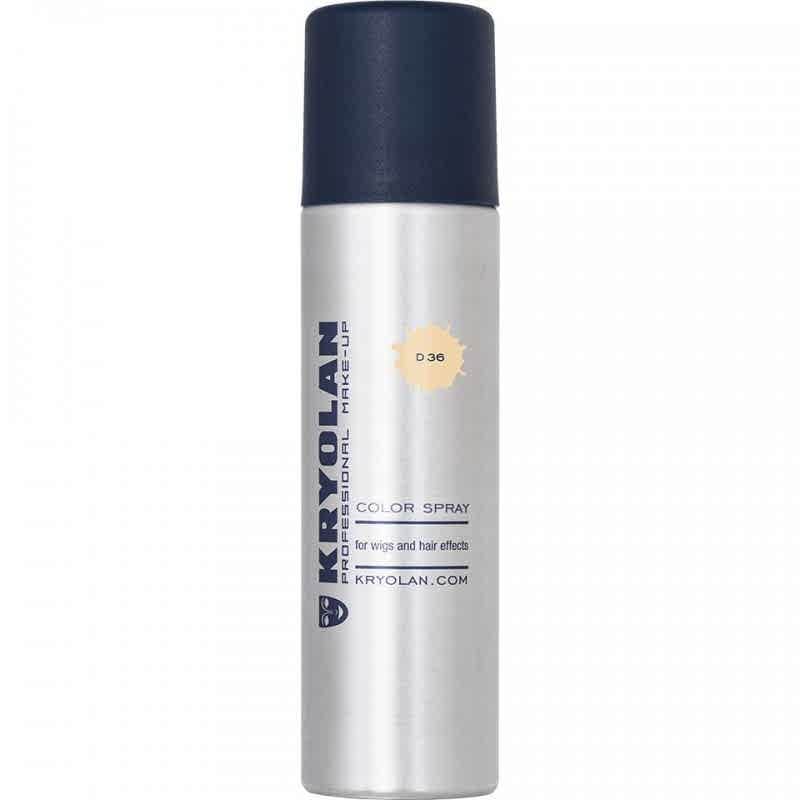 Kryolan Professional - Spray colorat D36 - Opaque Blond Kryolan Professional - Spray colorat D36 - Opaque Blond