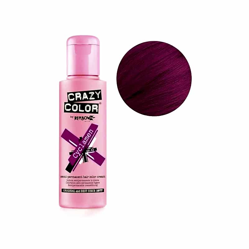 Nr. 41. - Cyclamen - Crazy Color - Vopsea de păr semipermanentă - 100 ml