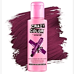 Nr. 50. - Aubergine - Crazy Color - Vopsea de păr semipermanentă - 100 ml