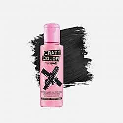 Nr. 32. - Natural Black - Crazy Color - Vopsea de păr semipermanentă - 100 ml