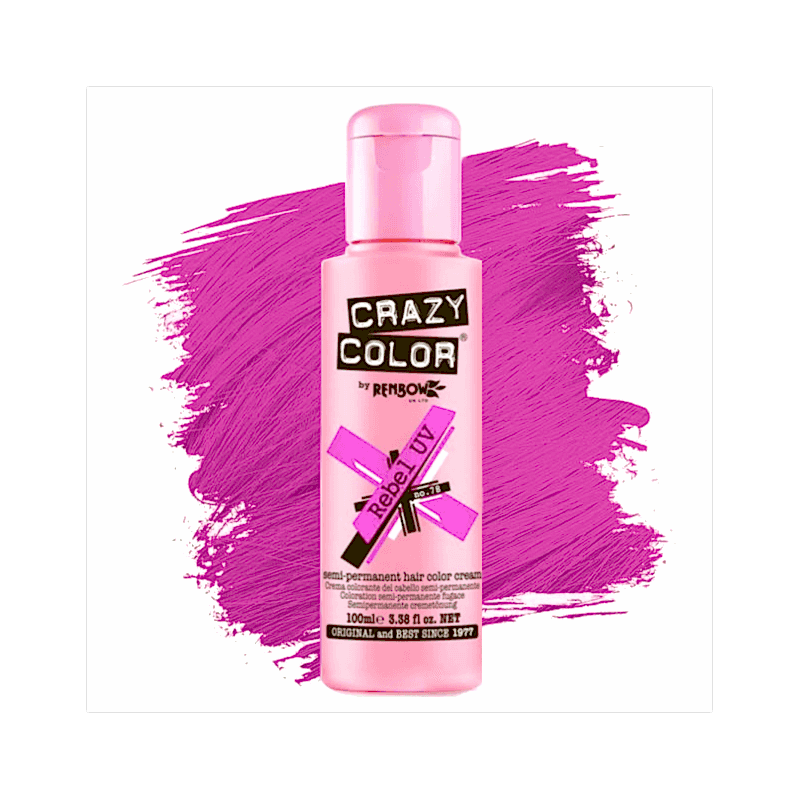 Nr. 78. - Rebel UV - Crazy Color - Vopsea de păr semipermanentă - 100 ml