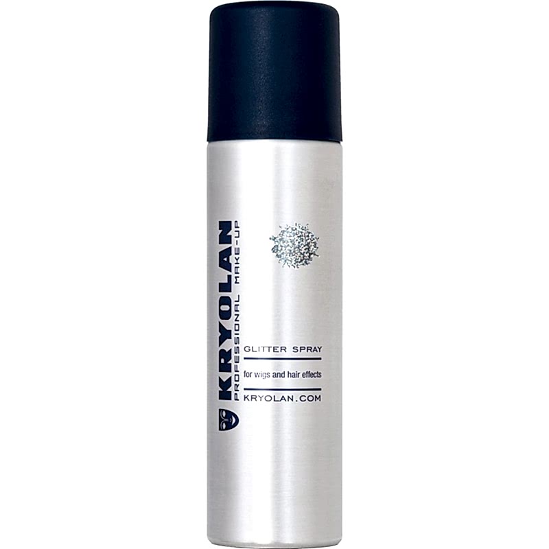 Kryolan Professional - Spray colorat - Glitter Silver Kryolan Professional - Spray colorat - Glitter Silver