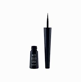 Tuș mat cu pensulă - Negru - Matte Liquid Liner - Aden Cosmetics