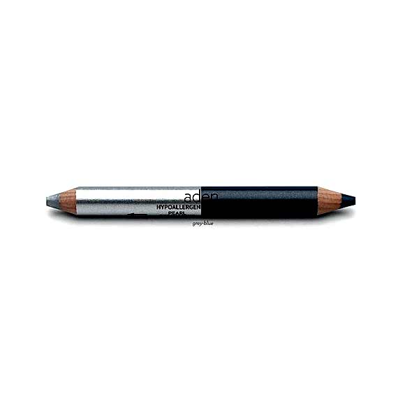 Creion dublu gros pentru ochi - grey/blue - pearl eyeshadow & brilliant eyeliner - Aden cosmetics Creion dublu gros pentru ochi - grey/blue - pearl eyeshadow & brilliant eyeliner - Aden cosmetics