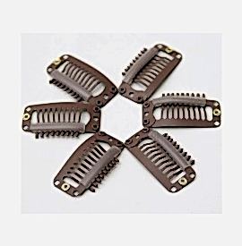 Clips pentru extensii - Maro - 1 buc