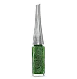 Moyra - Lac decor cu pensula subtire - Verde cu sclipici - 8 ml