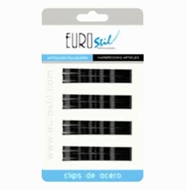 Eurostil - Set agrafe negre - 70MM - 24buc - 01611/50